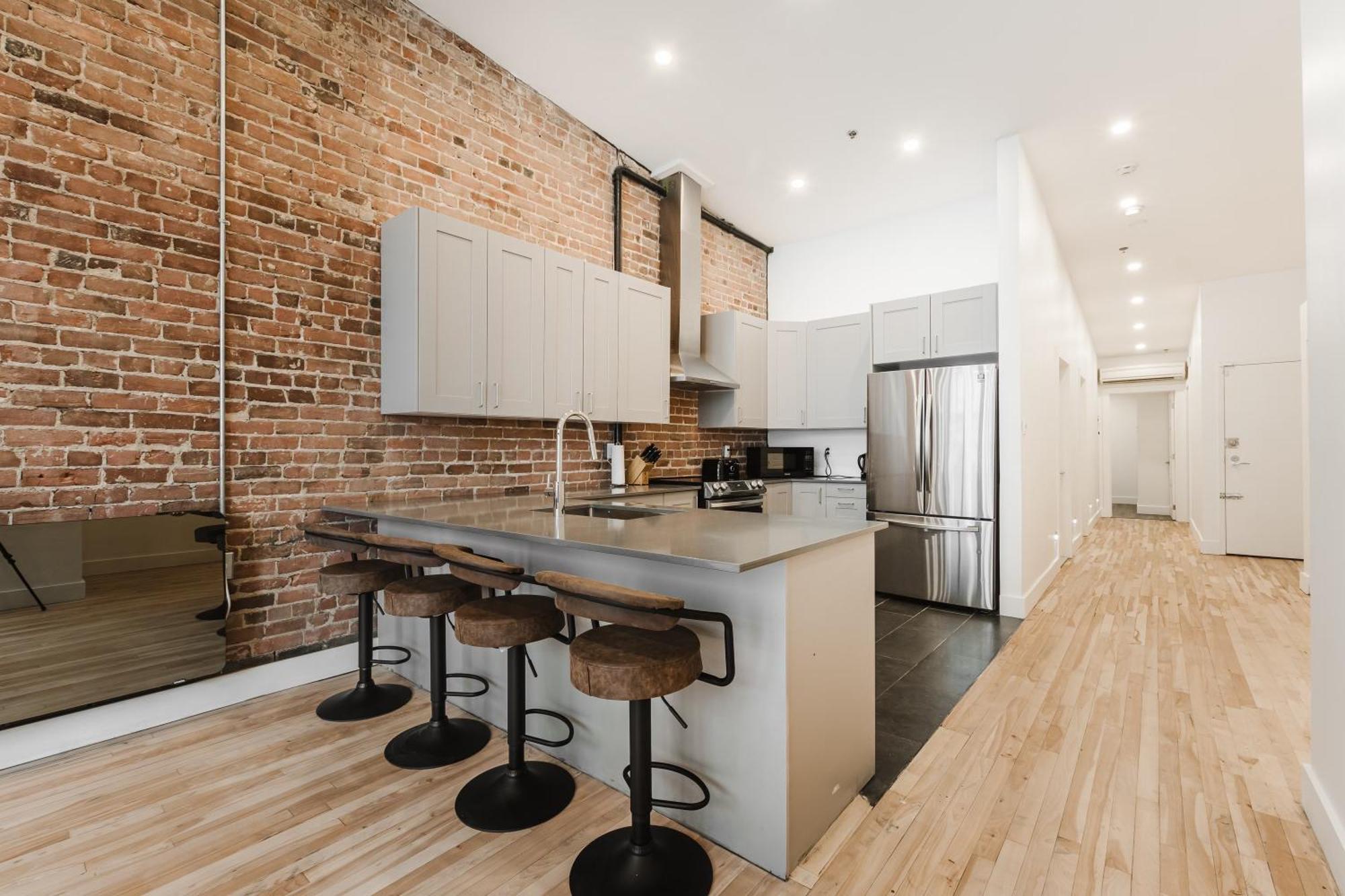 Elegant 3 Bedroom Apartment In Old Port - 302 Montréal Exterior foto